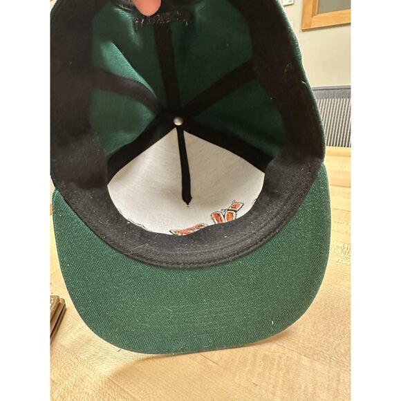 Supreme Hat Cap Snap Back Green Wool Arabic Script Embroidered Mens One Size - Picture 4 of 6